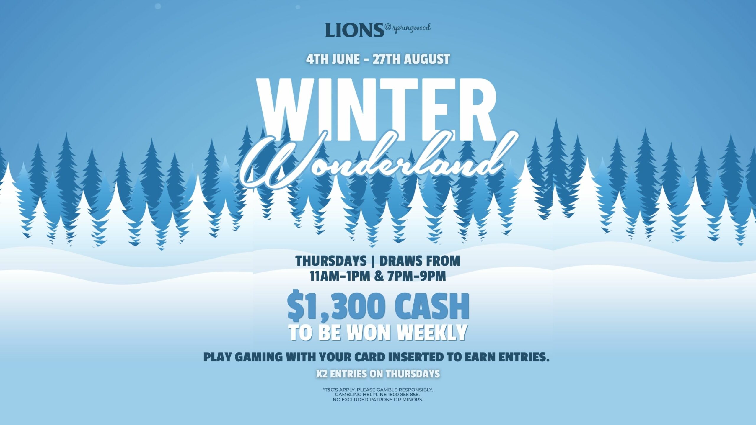 Winter Wonderland - Lions @ Springwood